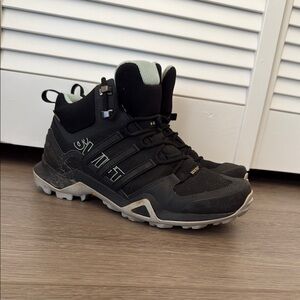 Adidas Black Hiking Shoes